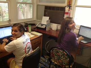 Working in the Headquarters Office: A large portion of the internship consists of working in the REEF HQ office. Tasks range from answering phone calls to scientific data entry. There's never a dull day in the office!